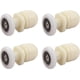 thumbnail image 1 of Rodillos para puertas de ducha, 12 piezas de latón para puertas corredizas de ducha, para rodillos para puertas corredizas de vidrio de repuesto (23 mm) TUNC Sencillez, 1 of 5