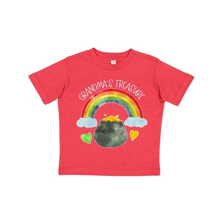 

Inktastic Grandma s Treasure St. Patrick s Day Rainbow and Gold Gift Toddler Boy or Toddler Girl T-Shirt
