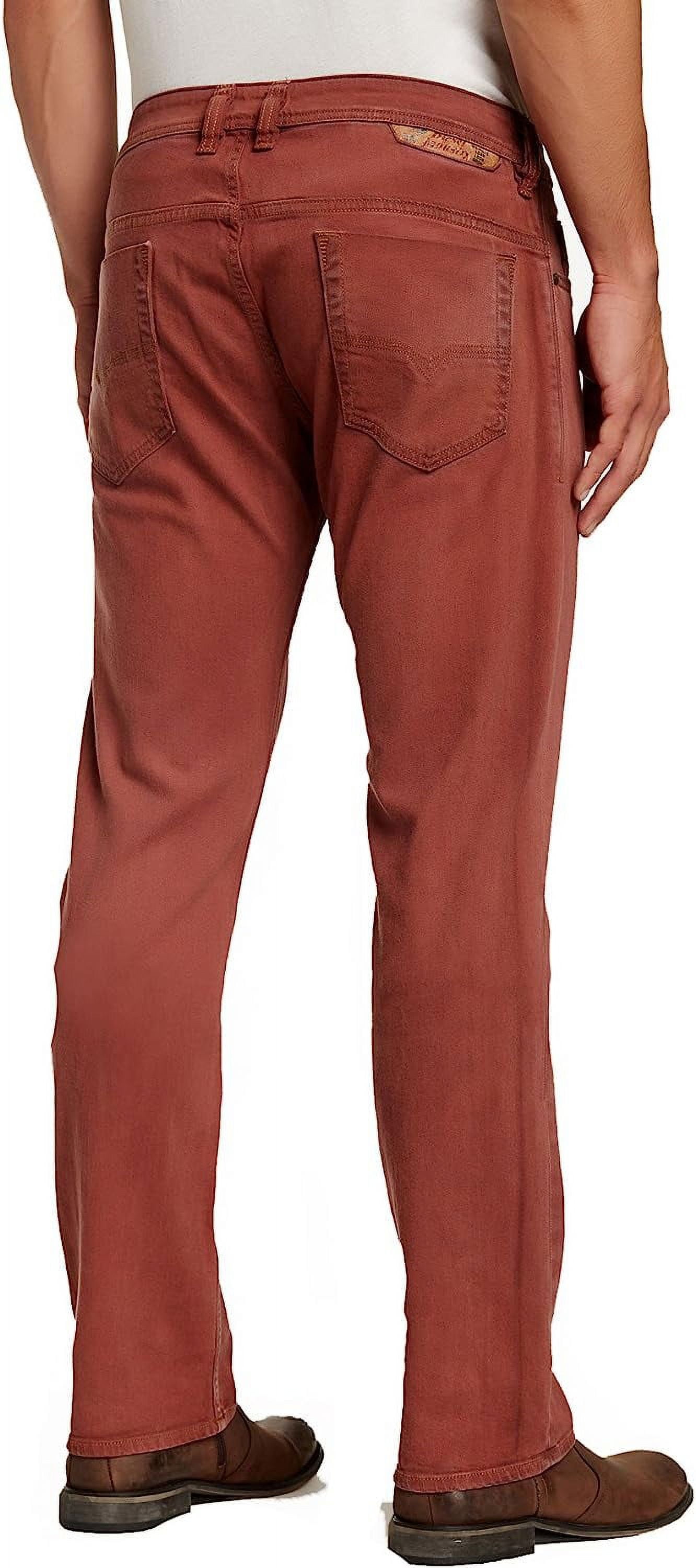 希少　DIESEL SAFADO pants W30 Diesel Safado Slim Straight Leg Jean Trouser, Red, Size 29