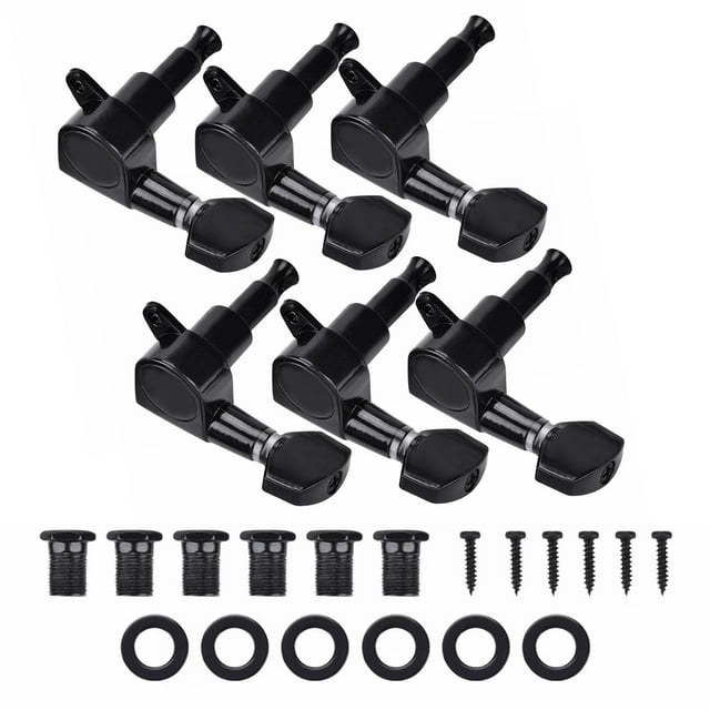 Guitar Tuning Pegs,3L3R Guitar Tuning Pegs Guitar Tuners Machine Head Reliable and Durable