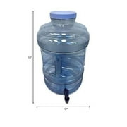 BPA Free Water Bottle with Big-Mouth & Dispensing Valve Spigot, 5 Gallon Perfect for Home, Kitchen, Office, Sports Events, and Indoor Outdoor Activities