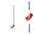 thumbnail image 6 of yotijay Hockey Stick Dryland Ice Hockey Stick Lightweight High Performance Field Hockey Stick Floorball Stick for Outdoor Team Sports Red Right, 6 of 8