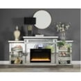 thumbnail image 3 of ACME Noralie Fireplace w/LED & Bluetooth, Mirrored & Faux Diamonds, 3 of 5