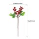 thumbnail image 3 of Adornos para árbol de Navidad con forma de piña y flores artificiales de frutos rojos, embalaje de regalo para fiestas en casa, corona de bricolaje, 3 of 5