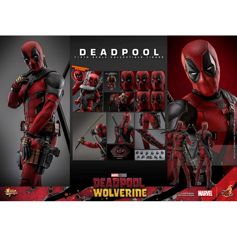 Hot Toys 1/6 Scale Deadpool Action Figure - Walmart.com