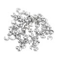 thumbnail image 1 of 300 Pcs Silver Iron Crimp Beads for Jewelry Making Bracelet Necklace DIY Accessories Craft Projects, 1 of 4