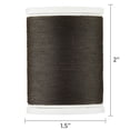 thumbnail image 5 of (3 pack) Hello Hobby Anthracite Brown 100% Polyester All Purpose Thread, 300 Yards, 5 of 6