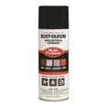 thumbnail image 2 of Rust-Oleum Spray Paint, Black, Semi-Flat, Solvent, 12 oz 1678830, 2 of 3