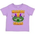 thumbnail image 3 of Inktastic Mardi Gras with Green Masquerade Mask Boys or Girls Toddler T-Shirt, 3 of 5