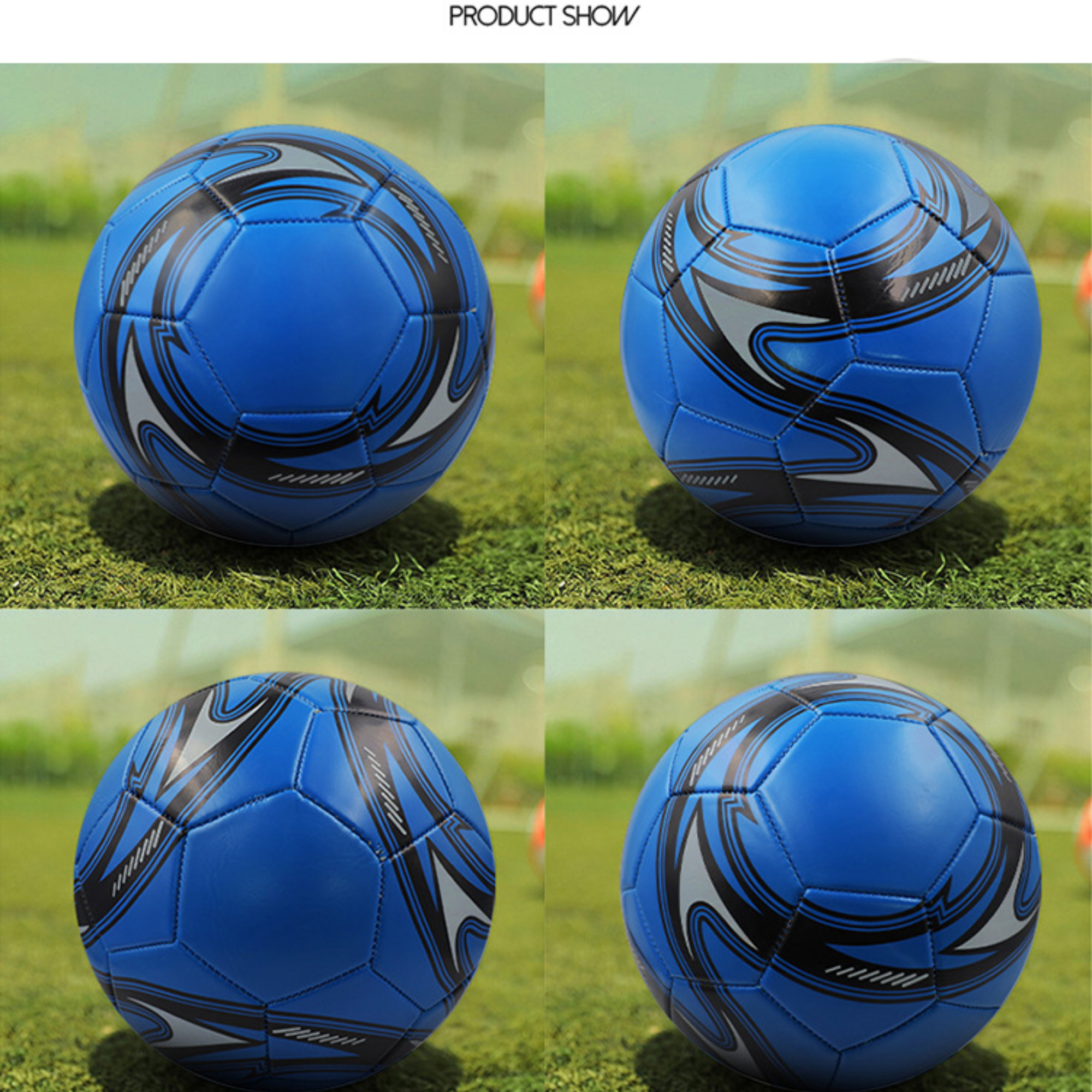 BESTEK Official Size 5 Soccer Ball, Blue photo 7