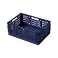 thumbnail image 1 of Folding Storage Box Basket Utility Cosmetic Container Desktop Blue, 1 of 5