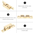 thumbnail image 5 of 10 Pcs Rv Furniture Bead Buckle Childproof Cabinet Latches Brass for Door Closet Catch, 5 of 6