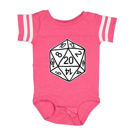 

Inktastic 20 Sided White Dice Gift Baby Boy or Baby Girl Bodysuit