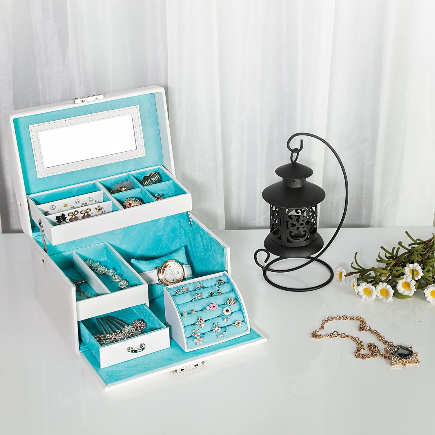 jewelry organizer The jewelry pouch is a great gift idea for women Jewelry storage pouch