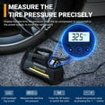 thumbnail image 3 of AstroAI Tire Inflator Air Compressor, Portable Electric Air Pump Fast Inflation for Car, with Auto Shutoff, Emergency LED Light, 100PSI Digital Pressure Gauge, Inflatables Tire Pump, Yellow, 3 of 12