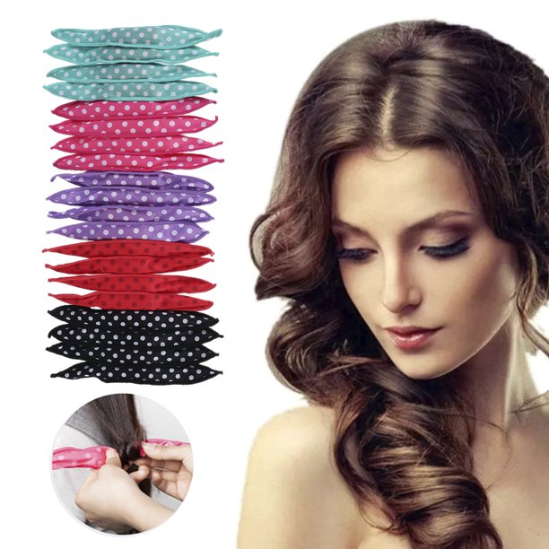 MLfire 20PCS Hair Rollers Soft Sleep No Heat Hair Foam Magic Hair