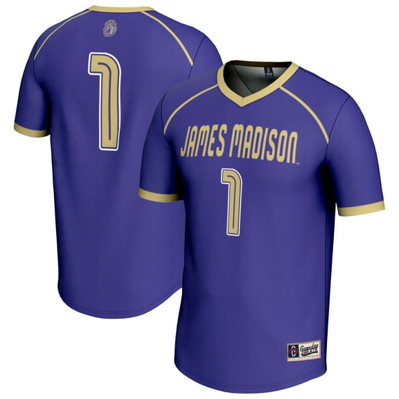 Unisex GameDay Greats #1 Purple James Madison Dukes Lightweight Women's Lacrosse Fashion Jersey