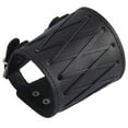 thumbnail image 2 of Brazales de brazo ancho Salvador cuero PU negro, 2 of 10