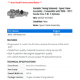 thumbnail image 2 of Variable Timing Solenoid - Spool Valve Assembly - Compatible with 2006 - 2011 Honda Civic 1.8L 4-Cylinder 2007 2008 2009 2010, 2 of 2