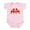Petal Pink, variant on CafePress - Swedish Dala Horses Infant Bodysuit - Baby Light Bodysuit, Size Newborn - 24 Months