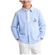 thumbnail image 2 of Odeerbi Camisa de Vestido de Algodón de Chicos y Niñas Lindas Camisas de Uniforme Escolar de Manga Larga Bordadas Con Bolsillo, 2 of 7