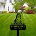 thumbnail image 2 of Handmadetneonsign Corgi With Stake, Corgi Metal Name Sign Stake, Corgi Dog Pet Metal Stake Decor, 2 of 5