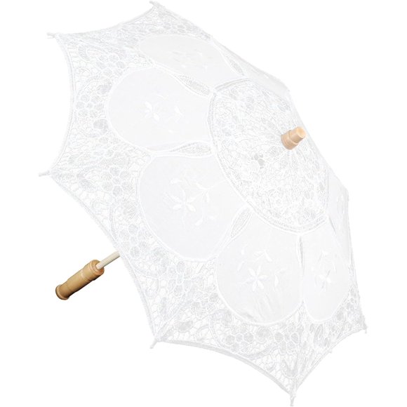 HUGFEGWE Lace Umbrella, Eleg Wedding Bridal Umbrella, Photograph Parasol, Party Decoration Umbrella, Banquet Stage Decor CJ25311-2603
