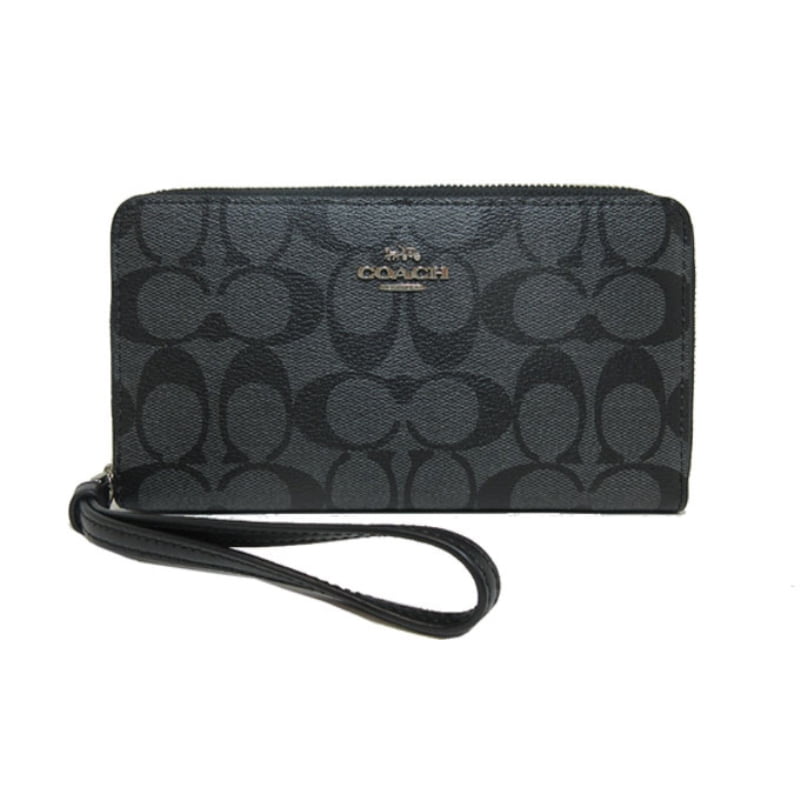 coach large phone wallet wristlet