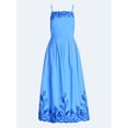 thumbnail image 5 of Free Assembly Women's and Women's Plus Embroidered Cotton Midi Dress, Sizes XS-4X, 5 of 5