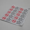 thumbnail image 1 of VONKY 10PCS/Set No Smoking In This Vehicle Stickers Signs Vinyl Warning Mark Safety Decal Cars Taxi Auto Styling, 1 of 7