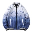thumbnail image 2 of Maoxin Men's Coats and Jackets Men's Fashion Casual Sports Breathable First Slim Long Sleeve Hoodless Casual Coat/jacket Blue 5XL, 2 of 8