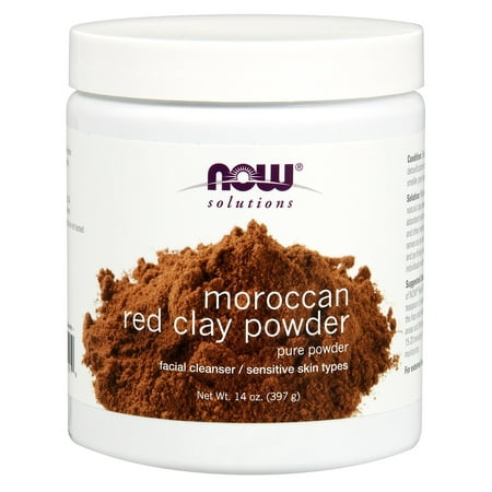Foods Red Clay Powder - Moroccan Red Clay Now Foods 14 oz Powder