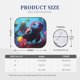 thumbnail image 3 of Fotbe Lively Cute Turtle Juego de 2 Piezas de Parasoles para Parabrisas | Bloqueador Solar para Auto | Accesorios Plegables para Protección Solar Interior-Small, 3 of 6