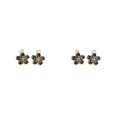 thumbnail image 4 of Guardurnaity 1 Juego de pulseras colgantes de flores, conector, accesorios artesanales, hallazgos de collar de flores de cerezo para adultos y niños, negro Type2 NO2 Guardurnaity CBP255506, 4 of 6