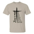 thumbnail image 4 of Jesus Is My God, King, Lord and Savior T-Shirt – Christian Cross Faith Tee – Christ-Based Religious Shirt for Men & Women, 4 of 7