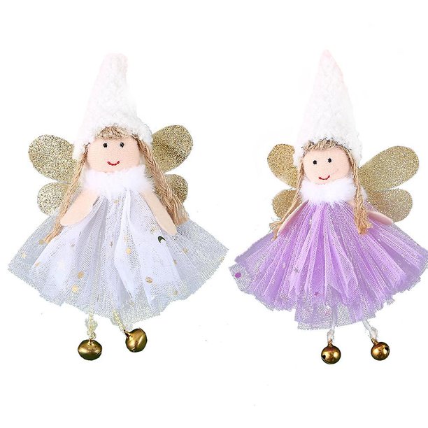 White Adornos colgantes Decoraciones navideñas Colgante de árbol Regalos creativos