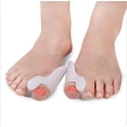 thumbnail image 1 of Protector de cojín para juanetes, 5 pares de almohadillas correctoras de juanetes con separador para el dedo gordo del pie, protector de gel para aliviar el dolor de pies, callos, callos Zefei Wu  1327537075059, 1 of 5