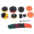 thumbnail image 5 of Juego de accesorios de cepillo de taladro, Kit de limpieza de fregador eléctrico multiusos para baño, cocina y coche, 22 Uds., 5 of 5