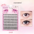 thumbnail image 1 of ANJOSIRMA 10 Rows DIY Eyelash Extension Set Natural Soft Cluster False Eyelashes C/D Curl Anime eyelashes beauty eye lashes, 1 of 5