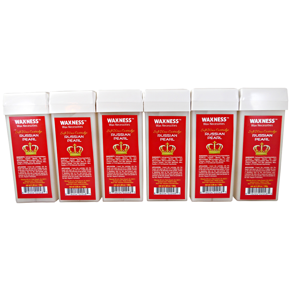 Waxness Wax Necessities Russian Pearl Soft Wax Cartridge 3.38 oz 100g