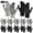 B-10 Pair/Black+Gray, variant on KOITHOT 10 Pairs Winter Gloves for Women and Men, Warm Winter Touch Screen Gloves for Cold Weather