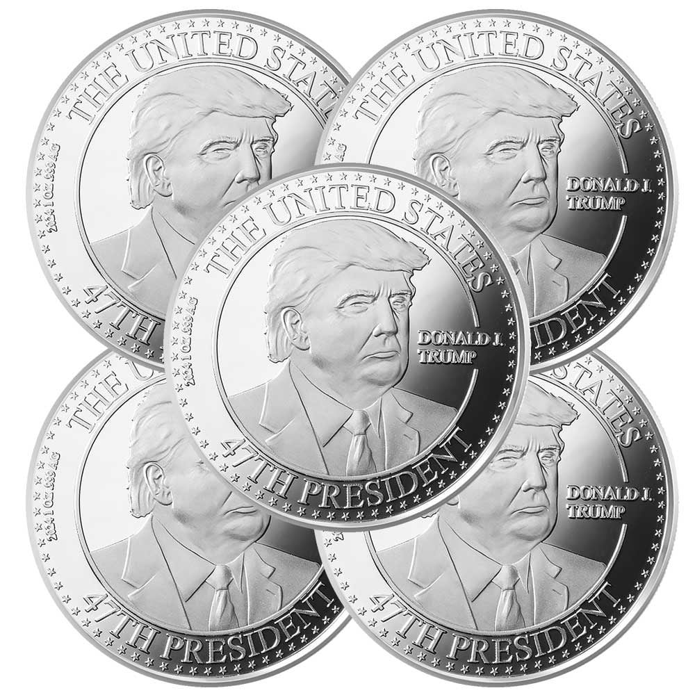Trump Medallion 1 Oz 99.9% Silver Donald J. Trump Round Trump Coins