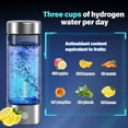thumbnail image 3 of Hydrogen Water Bottle, 3000PPB Portable Hydrogen Water Ionizer Machine, Rechargeable Hydrogen Water Bottle Generator,with SPE & PEM, Hydrogen Water Cup for Exercise, Travel, Home, Office, 3 of 6