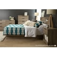 thumbnail image 3 of South Shore Holland 1-Drawer Nightstand - End Table with Storage Brown, 3 of 9