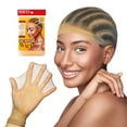 thumbnail image 4 of RED by Kiss HD Invisible Wig Caps for Women Men, Ultra Stretchy Thin Stocking Sheer Breathable Nylon Comfortable for Lace Front Wig, One Size Fits All (5 Pack, Dark Brown), 4 of 10
