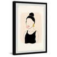 thumbnail image 2 of Marmont Hill Perfect Hair Bun Framed Painting Print, 2 of 5