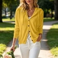 thumbnail image 3 of Diufon Womens Hoodie Cardigan Button Down Thin Pullover Jackets with Drawstring & Hood Long Sleeve Lightweight Outerwear, 3 of 8