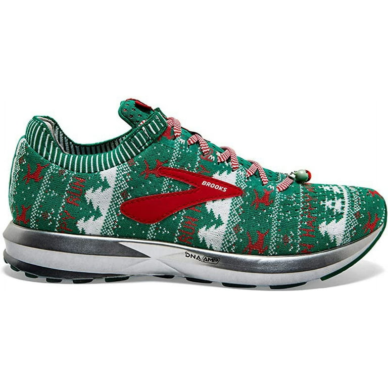 Brooks Mens Levitate 2 Holiday Running Shoe Green White Red 11 D M US Walmart