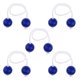 thumbnail image 2 of Las pelotas de golf de 42 mm practican cadenas de deportes pelotas de golf para niños azules Sunnimix Práctica de golf Bolas de cuerda, 2 of 7