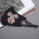 thumbnail image 5 of Adulto 5 piezas melocotón corazón mariposa diamante moda hielo algodón máscara JAMW Sencillez, 5 of 5